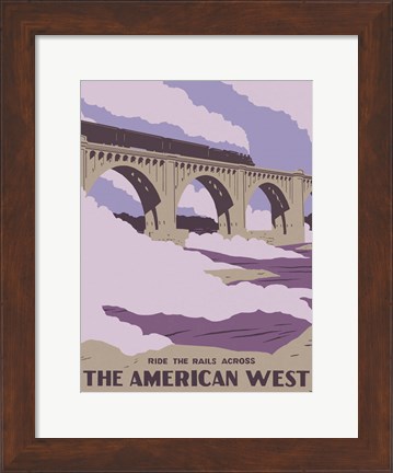 Framed American Wayfarer IV Print