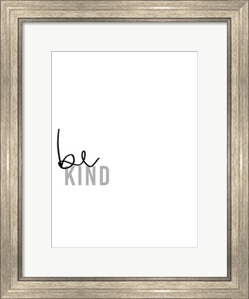 Framed Simply Kindness IV Print