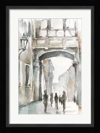 Framed Watercolor Arch Studies I Print