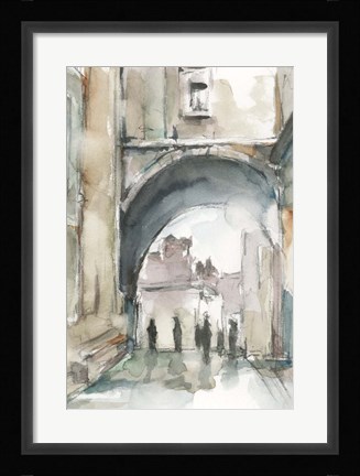 Framed Watercolor Arch Studies II Print
