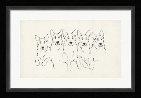 Framed Snuggle Squad II Print