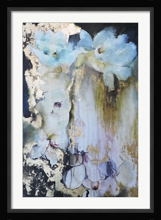 Framed Rosas en las Rocas Print