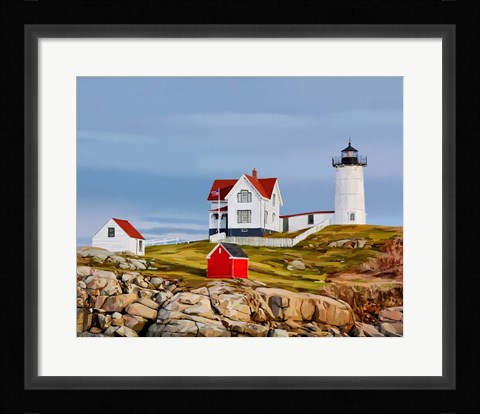 Framed Nubble House II Print