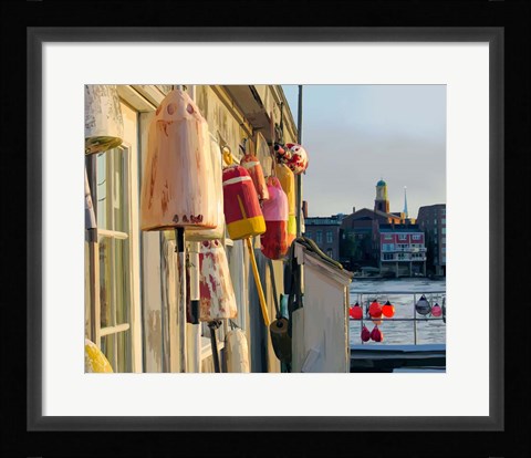 Framed Hut on Badgers Island II Print