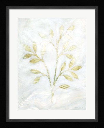 Framed Breezy Fronds II Print