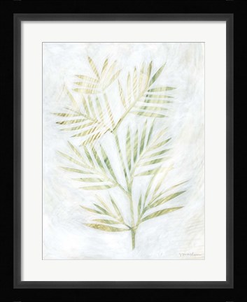 Framed Breezy Fronds III Print
