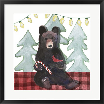 Framed Very Beary Christmas I Print