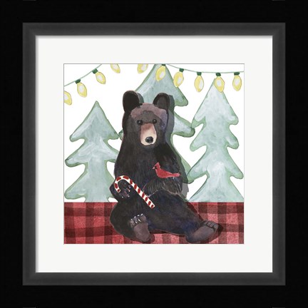 Framed Very Beary Christmas I Print