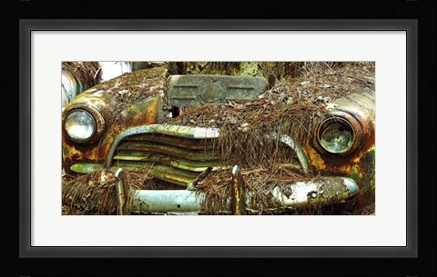 Framed Car Graveyard III Print