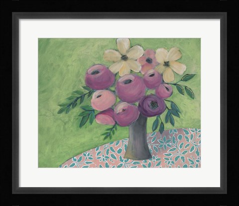Framed Sunny Bouquet II Print