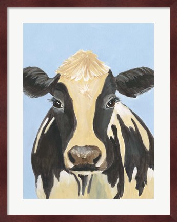 Framed Cow-don Bleu II Print