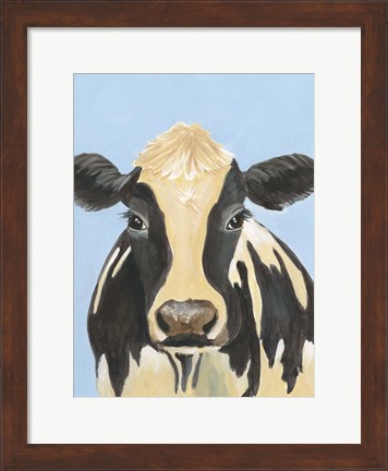 Framed Cow-don Bleu II Print