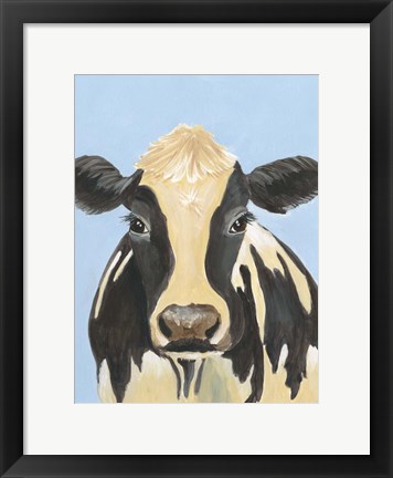 Framed Cow-don Bleu II Print