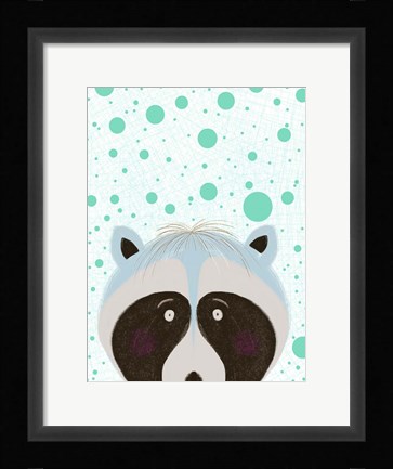 Framed Peeky Boo I Print