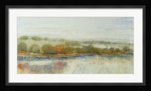 Framed River Bank II Print