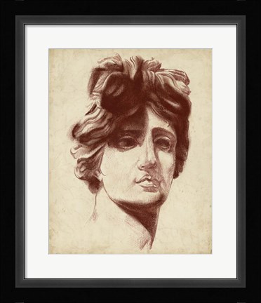 Framed Statuesque Study I Print