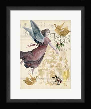 Framed Christmas Greetings II Print