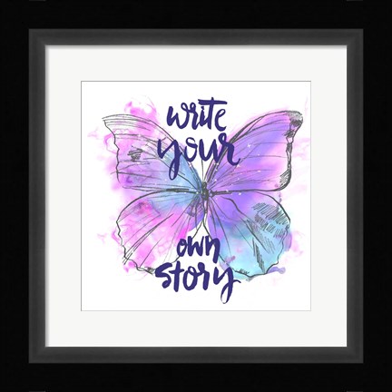 Framed Butterfly Dreams II Print