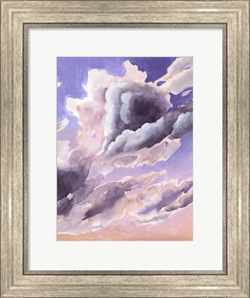 Framed Amethyst Cumulus II Print