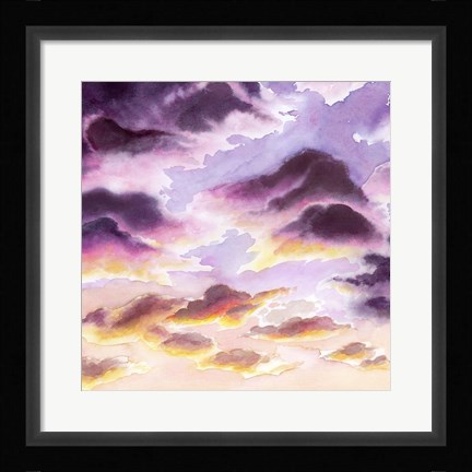 Framed Sunset Haze I Print