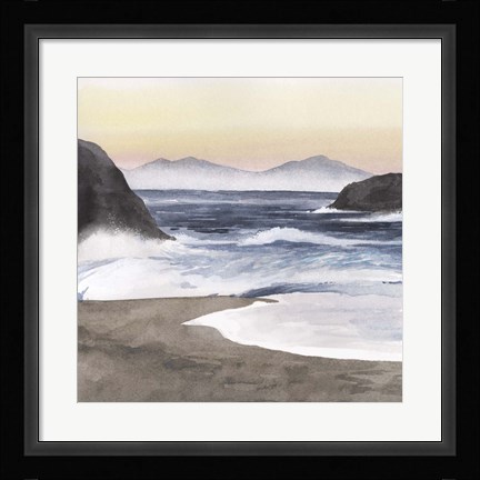 Framed Breaking Point I Print