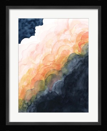 Framed Sunset Storm II Print