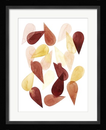 Framed Falling Petals II Print