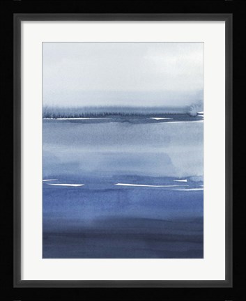 Framed La Mar Azul I Print