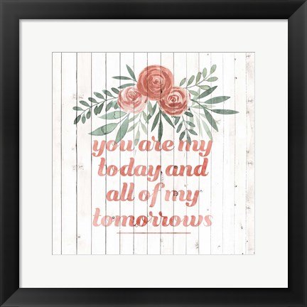 Framed Sweet Wedding I Print