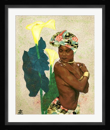 Framed Woman Strong II Print