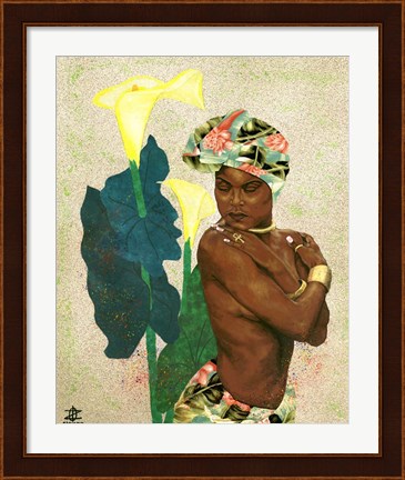 Framed Woman Strong II Print