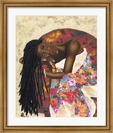 Framed Woman Strong III Print