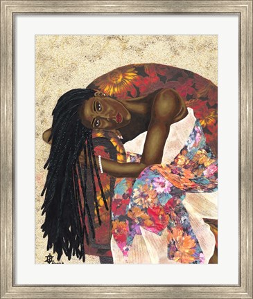 Framed Woman Strong III Print