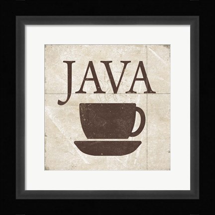 Framed Simply Coffee III Print