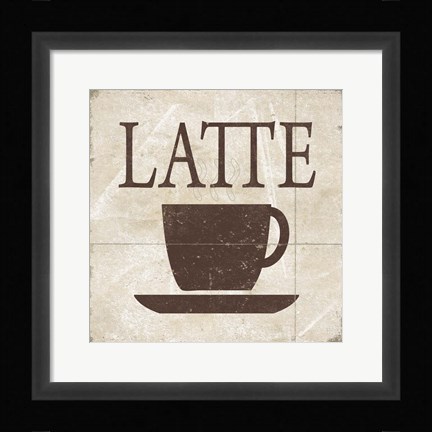 Framed Simply Coffee IV Print