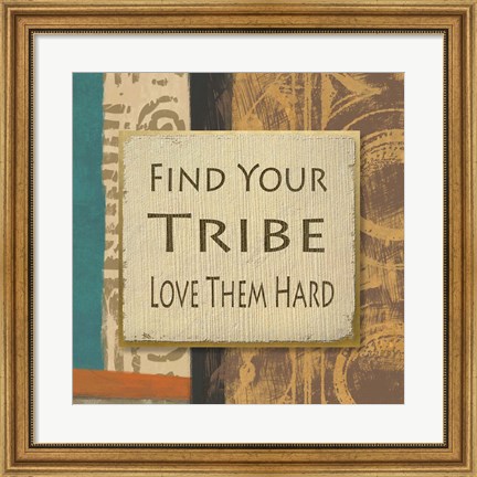 Framed Tribe I Print