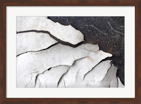 Framed Abstract Fissure I Print