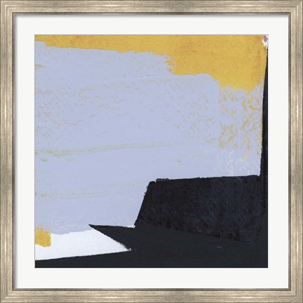 Framed Black &amp; Yellow II Print