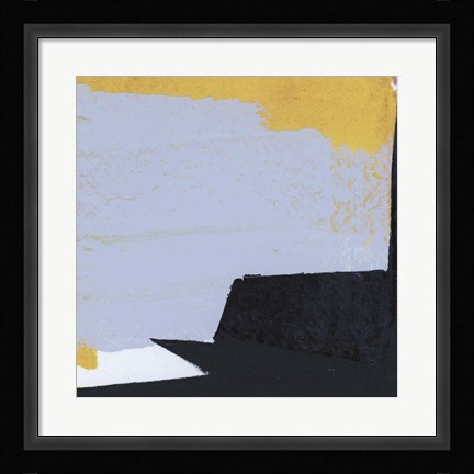 Framed Black &amp; Yellow II Print