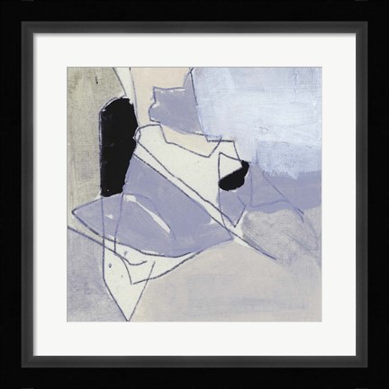 Framed Grey Landscape III Print