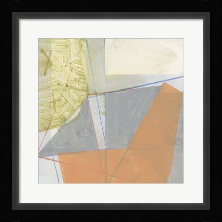 Framed Abstract Mass IV Print