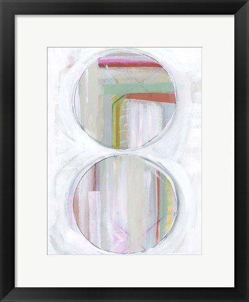Framed Art in Whites V Print