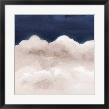 Framed Cloudy Night III Print