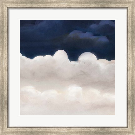 Framed Cloudy Night IV Print