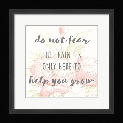 Framed Grow Through II Print