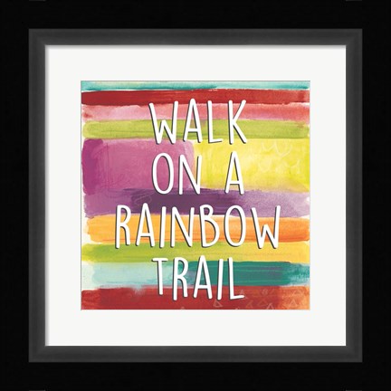 Framed Rainbow of Possibilities III Print