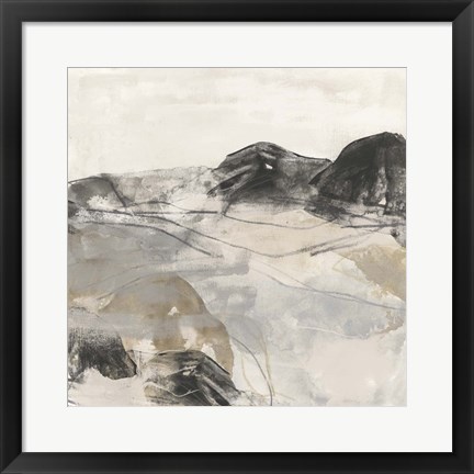 Framed Stone River II Print