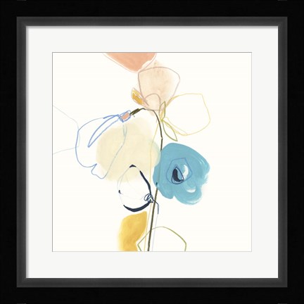 Framed Contour Garden II Print
