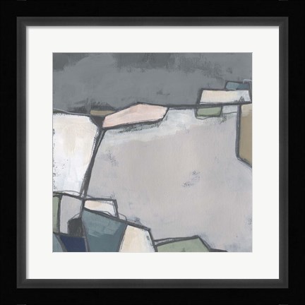 Framed Bird's Eye Valley III Print