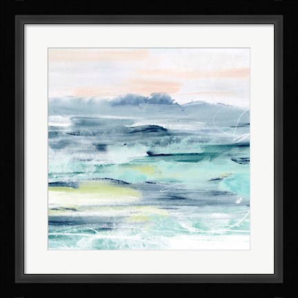 Framed Beach Tides II Print